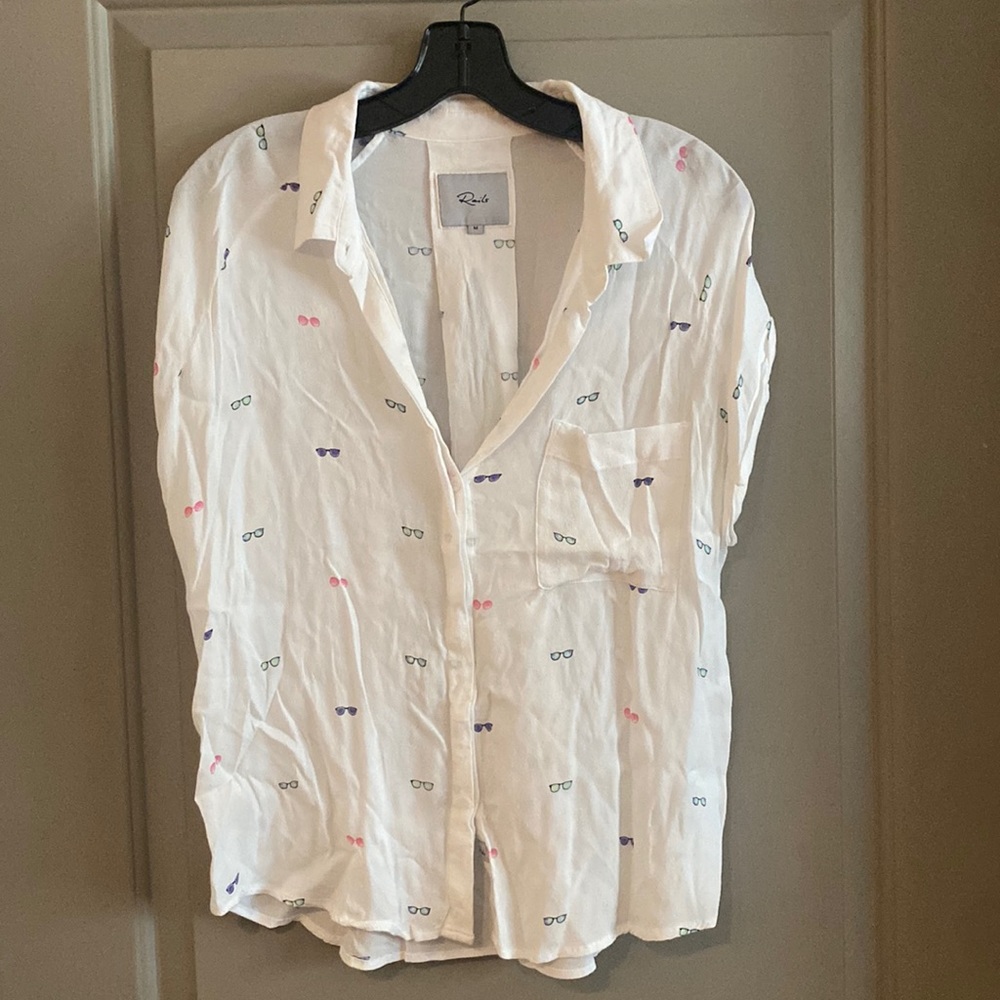 Anthropologie button down blouse